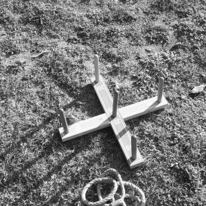 jeu dirigé dans le jardin