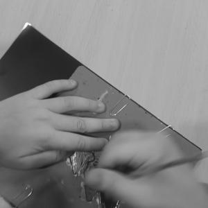 carte de Noël en carte à gratter