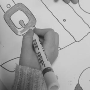 Père Noël en pantin